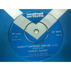 Shirley Bassey ‎– сингъл Doesn't Anybody Miss Me - Img 2
