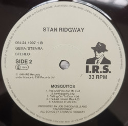 Stan Ridgway – албум Mosquitos - Img 2