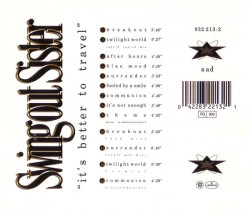 Swing Out Sister ‎– албум It's Better To Travel (CD) - Img 2