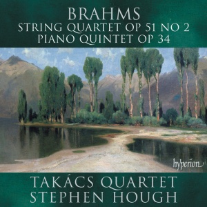 TAKACS QUARTET & STEPH... - BRAHMS: PIANO QUINTET; STRING QUARTET NO. 2