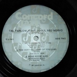 Tal Farlow, Hank Jones, Red Norvo, Ray Brown, Jake Hanna ‎– албум On Stage - Img 4