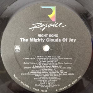 The Mighty Clouds Of Joy – албум Night Song - Img 3