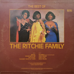 The Ritchie Family ‎– албум The Best Of The Ritchie Family - Img 2