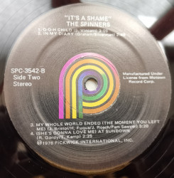 The Spinners – албум It's A Shame - Img 3