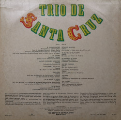 Trio de Santa Cruz – албум Trio de Santa Cruz - Img 2