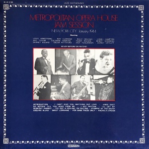 Various – албум Metropolitan Opera House Jam Session, New York City January 1944