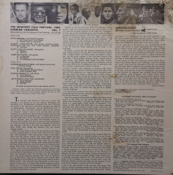 Various – албум Newport Folk Festival, 1964 Evening Concerts, Vol. 1 - Img 2
