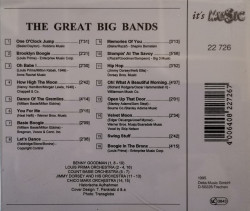 Various ‎– албум The Great Big Bands (CD) - Img 3