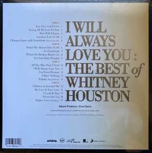 WHITNEY HOUSTON - I WILL ALWAYS LOVE YOU: THE BEST OF WHITNEY HOUSTON (2 x LP) - Img 2