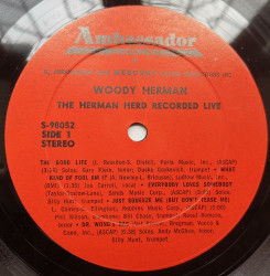 Woody Herman – албум The Herman Herd Recorded Live - Img 3