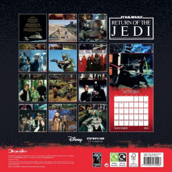 Календар - Star Wars Classic 2024 Square Wall Calendar - RETURN OF THE JEDI - Img 2