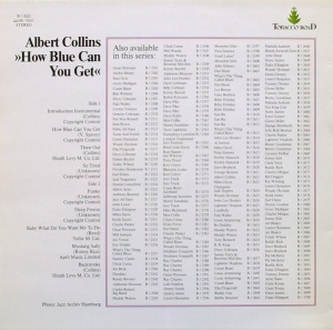Albert Collins – албум How Blue Can You Get - Img 2