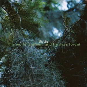 Butte - THIS WORLD IS GREEN, AND I ALWAYS FORGET (1 x LP)