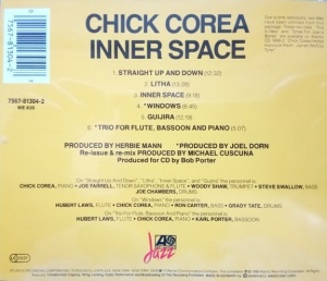 Chick Corea – албум Inner Space (CD) - Img 2