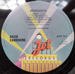 David Carradine – албум Grasshopper - Img 3