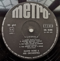 David Rose & His Orchestra – албум Laura - Img 3