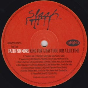 Faith No More – албум King For A Day Fool For A Lifetime - Img 6
