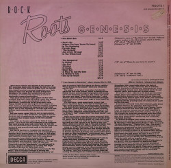 Genesis – албум Rock Roots - Img 2