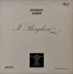 Giorgio Gaber – албум I Borghesi - Img 2