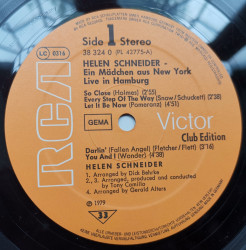 Helen Schneider – албум Live In Hamburg - Img 2
