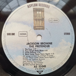 Jackson Browne – албум The Pretender - Img 2