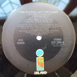 Jess Roden – албум The Player Not The Game - Img 2