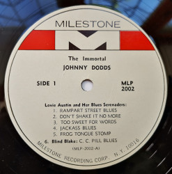 Johnny Dodds ‎– албум The Immortal Johnny Dodds - Img 3
