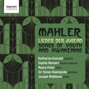 Joseph Middleton - MAHLER: LIEDER DER JUGEND SONGS OF YOUTH AND AWAKENING (1 x CD)