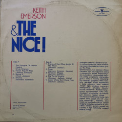 Keith Emerson & The Nice – албум Keith Emerson & The Nice - Img 2