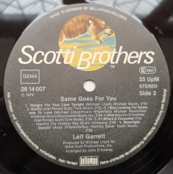 Leif Garrett – албум Same Goes For You - Img 3