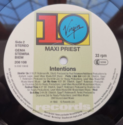 Maxi Priest – албум Intentions - Img 3