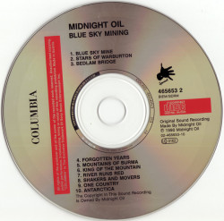 Midnight Oil – албум Blue Sky Mining (CD) - Img 3