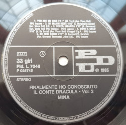 Mina – албум Finalmente Ho Conosciuto Il Conte Dracula... - Img 3
