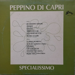 Peppino Di Capri – албум Specialissimo Vol.3 - Img 2