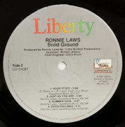 Ronnie Laws – албум Solid Ground - Img 3