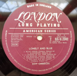 Roy Orbison – албум Lonely And Blue - Img 2