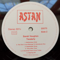 Sarah Vaughan – албум Tenderly - Img 3