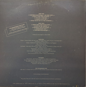 The 5th Dimension – албум Earthbound - Img 2