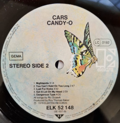 The Cars – албум Candy-O - Img 3