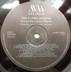 The Flying Pickets – албум Live At The Albany Empire! - Img 3