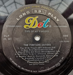 The Fontane Sisters – албум Tips Of My Fingers - Img 3