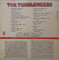 The Tumbleweeds – албум Country And Western Music - Img 3