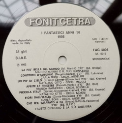 Various – албум I Fantastici Anni Cinquanta - 1956 - Img 3