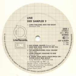 Various – албум Line - Der Sampler 9 - Img 3