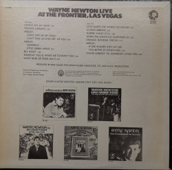 Wayne Newton – албум Live At The Frontier, Las Vegas - Img 3