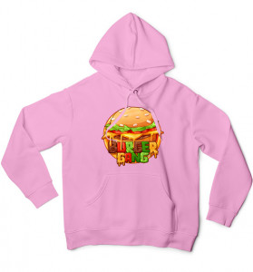 Hanorac cu gluga Burger Gang Basic - SALE% - Img 3