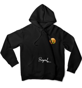 Hanorac cu gluga Burger Gang Back - cu Autograf - SALE%