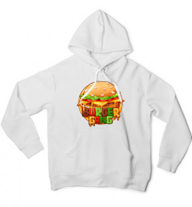 Hanorac cu gluga Burger Gang Basic - SALE% - Img 2