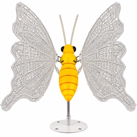 Fluture decorativ LED cu mișcare – 80 cm – alb cald, OLD 515-80-CLD - Img 4