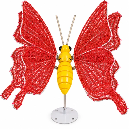 Fluture decorativ LED cu mișcare – 60 cm – alb cald, OLD 514-460-R - Img 4